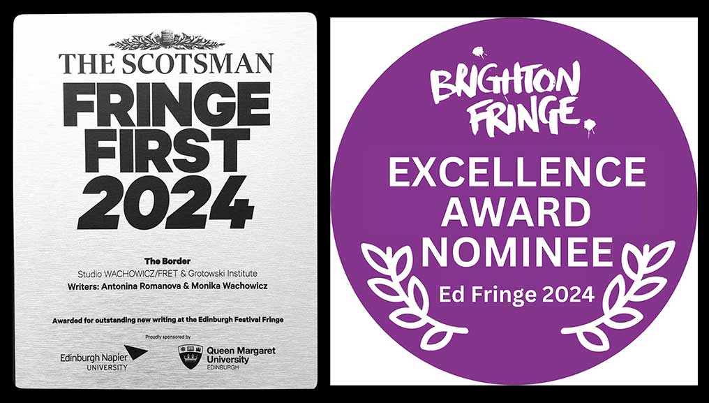 The Scotsman Fringe First 2024 and Brighton Fringe Excellence Award Nominee Ed Fringe 2024